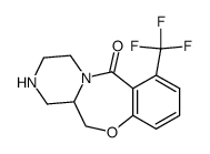 7-(trifluoromethyl)-1,2,3,4,12,12a-hexahydro-6H-pyrazino[2,1-c][1,4]benzoxazepin-6-one Structure