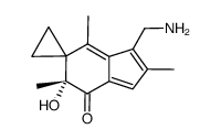 (R)-3'-(aminomethyl)-6'-hydroxy-2',4',6'-trimethylspiro[cyclopropane-1,5'-inden]-7'(6'H)-one结构式