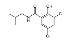 3,5-Dichlor-2-hydroxy-benzoesaeure-isobutylamid结构式