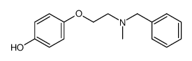 4-(2-(benzyl(methyl)amino)ethoxy)phenol Structure