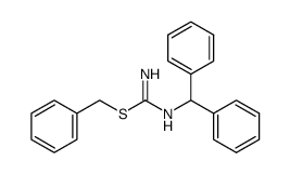 N-benzhydryl-S-benzyl-isothiourea结构式