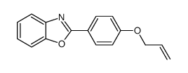2-(4-prop-2-enoxyphenyl)-1,3-benzoxazole结构式