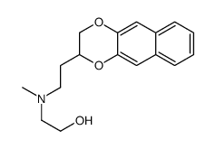 2-[2-(2,3-dihydrobenzo[g][1,4]benzodioxin-3-yl)ethyl-methylamino]ethanol结构式