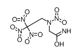 2-[nitro(2,2,2-trinitroethyl)amino]acetamide Structure