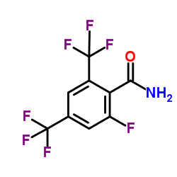 2-Fluoro-4,6-bis(trifluoromethyl)benzamide Structure