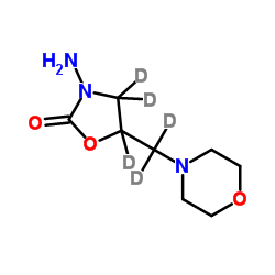 4,4,5-三氘代-3-氨基-5-(4-吗啉基双氘甲基)-2-恶唑烷酮图片