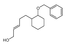 (E)-5-[(1R,2S)-2-phenylmethoxycyclohexyl]pent-2-en-1-ol Structure