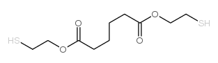 bis(2-sulfanylethyl) hexanedioate结构式