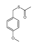 S-[(4-methoxyphenyl)methyl] ethanethioate Structure