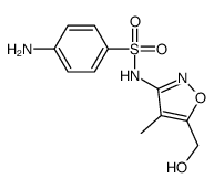 4-amino-N-[5-(hydroxymethyl)-4-methyl-1,2-oxazol-3-yl]benzenesulfonamide Structure