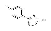 2-(4-FLUOROPHENYL)-4(5H)-THIAZOLONE Structure