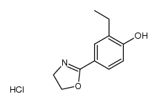 4-(4,5-dihydrooxazol-2-yl)-2-ethylphenol hydrochloride Structure