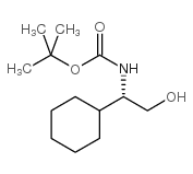 (S)-tert-Butyl (1-cyclohexyl-2-hydroxyethyl)carbamate Structure