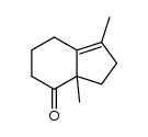 3,7a-dimethyl-4,5,6,7a-tetrahydro-1H-inden-7(2H)-one Structure