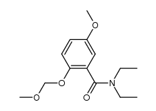 N,N-diethyl-5-methoxy-2-(methoxymethoxy)benzamide结构式