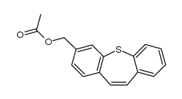 dibenzo[b,f]thiepin-3-ylmethyl acetate Structure