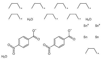 [dibutyl-[dibutyl-[dibutyl-[dibutyl-(4-nitrobenzoyl)oxystannyl]oxystannyl]oxystannyl]oxystannyl] 4-nitrobenzoate结构式