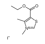ethyl 3,4-dimethyl-1,3-thiazol-3-ium-5-carboxylate,iodide Structure