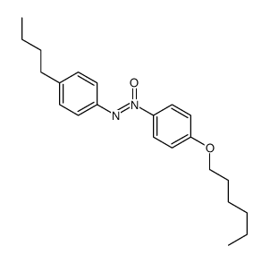 (4-butylphenyl)imino-(4-hexoxyphenyl)-oxidoazanium结构式