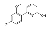 6-(4-chloro-2-methoxyphenyl)-1H-pyridin-2-one Structure
