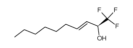 (S)-(E)-(-)-1-hexyl-3-hydroxy-4,4,4-trifluoro-1-butene Structure