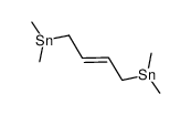 E-1,4-bis(trimethylstannyl)-2-butene结构式