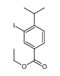 ethyl 3-iodo-4-propan-2-ylbenzoate结构式