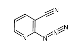 2-azido-3-cyanopyridine Structure