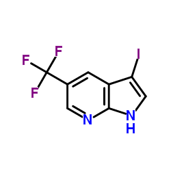 3-Iodo-5-(trifluoromethyl)-1H-pyrrolo[2,3-b]pyridine picture