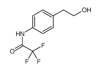2,2,2-trifluoro-N-[4-(2-hydroxyethyl)phenyl]acetamide结构式