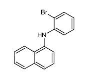 N-(2-bromophenyl)naphthalen-1-amine结构式