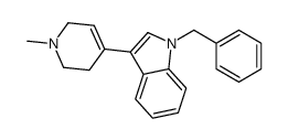 1-benzyl-3-(1-methyl-3,6-dihydro-2H-pyridin-4-yl)indole结构式
