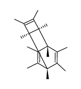 Decamethyltricyclo[4.2.2.02,5]deca-3,7,9-trien Structure