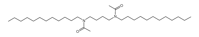 bis (N-dodecyl acetamido)-1,4 butane结构式