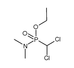 O-ethyl N,N-dimethyl-1,1-dichloromethylphosphonate结构式