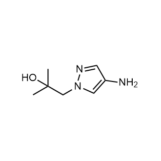 1-(4-Amino-1H-pyrazol-1-yl)-2-methylpropan-2-ol Structure