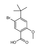 5-bromo-4-tert-butyl-2-methoxybenzoic acid结构式