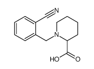 1-(2-氰基苄基)哌啶-2-甲酸结构式