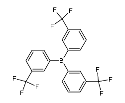 tris(3-trifluoro-methylphenyl)bismuthane Structure