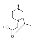 2-[(2S)-2-propan-2-ylpiperazin-1-yl]acetic acid结构式
