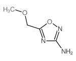5-(methoxymethyl)-1,2,4-oxadiazol-3-amine(SALTDATA: FREE) Structure