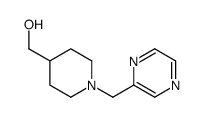 (1-Pyrazin-2-ylmethyl-piperidin-4-yl)-Methanol Structure