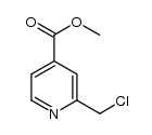 2-chloromethyl-isonicotinic acid methyl ester结构式