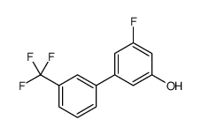 3-fluoro-5-[3-(trifluoromethyl)phenyl]phenol结构式