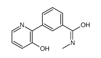 3-(3-hydroxypyridin-2-yl)-N-methylbenzamide结构式