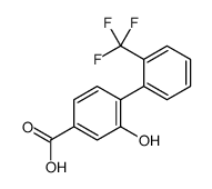 3-hydroxy-4-[2-(trifluoromethyl)phenyl]benzoic acid Structure