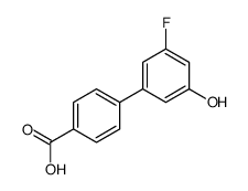 4-(3-fluoro-5-hydroxyphenyl)benzoic acid结构式