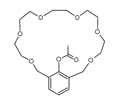 2-acetoxy-1,3-xylyl-21-crown-6 Structure