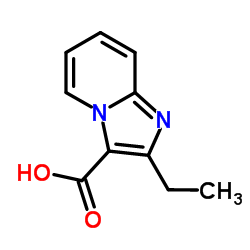 2-Ethylimidazo[1,2-a]pyridine-3-carboxylic acid结构式