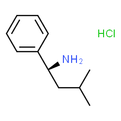 (S)-3-Methyl-1-phenylbutan-1-amine hydrochloride Structure